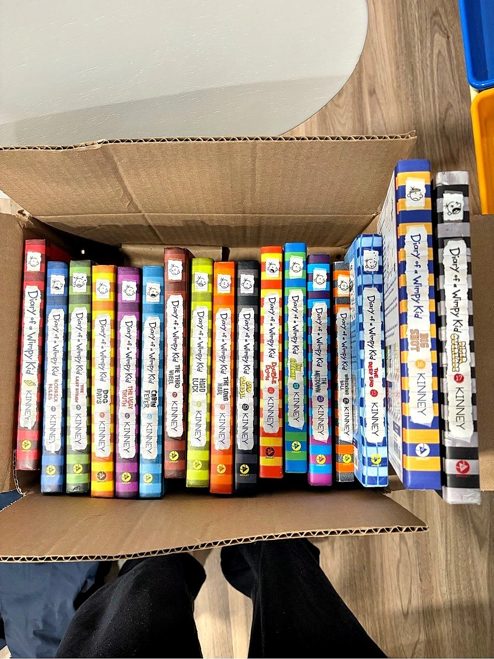 Diary of a Wimpy Kid book set